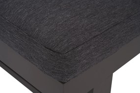 Lifestyle Garden Furniture Massimo Ligbed Met Kussen Antraciet/dark Grey Aluminium Grijs