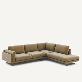 Hoekbank fluweel, César