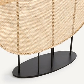 Geweven rotan scherm, Canopée design E. Gallina