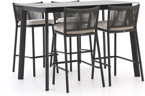 Barset Manifesto | 4 personen | Tuinset aluminium | 5-delig | Kees Smit Tuinmeubelen