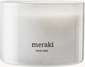 3-lonts geurkaars Fresh Linen (jasmijn & rozen)