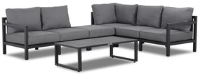 Hoek loungeset 5 personen Aluminium Grijs  Lifestyle Garden Furniture Lagos