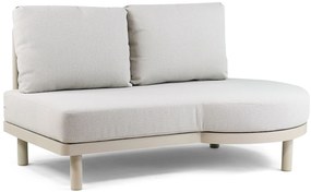 Hoek loungeset 5 personen Aluminium/rope Taupe  Santika Furniture Santika