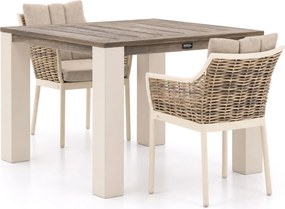 Diningset Apple Bee | 2 personen | Tuinset teakhout | 3-delig | Kees Smit Tuinmeubelen