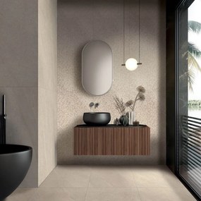Navale Palisse wandtegel decor 60x120cm beige gerectificeerd
