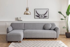 Hoekbank Eddy links bouclé | Atelier Del Sofa