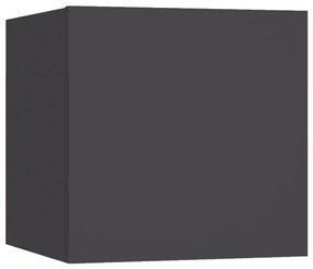 vidaXL Tv-wandmeubel 30,5x30x30 cm grijs