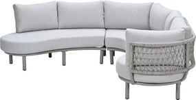 Garden Impressions Algarve lounge dining set 3-delig - taupe
