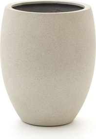 Bloempot Luca Lifestyle Grigio | Wit Kunststof | ø55cm | Geschikt voor buiten en binnen | Kees Smit Tuinmeubelen