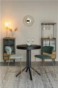 House of Rebels Counter Barkruk - 65 cm - Mascot - Goud/Groen - House of Rebels