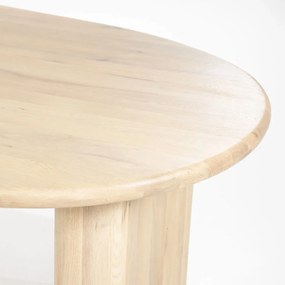 Eleonora Josh Eiken Eettafel Organisch Naturel 250 Cm - 250 X 110cm.