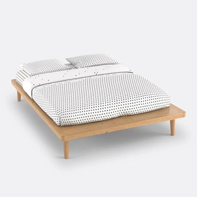 Platform bed in massief dennenhout + beddenbodem, Jimi