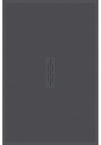 Kinedo Kinemoon style douchebak - 140x80cm - inbouw/opbouw - zaagbaar - mineraalcomposiet antraciet rd768a