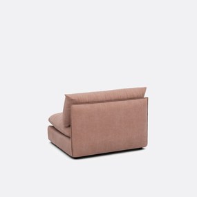 Zitelement voor modulaire sofa, in gestructureerde stof, Malo