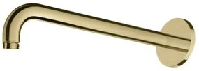 Hotbath Cobber wandarm 38.5 cm geborsteld messing PVD CB450BBP