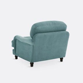 Fauteuil fluweel, Noon