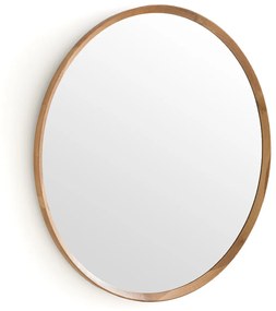 Ronde spiegel, massief eik, Diam 100cm, Orion