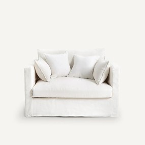 2-zitsbank in gekreukt linnen, Neo Kinkajou