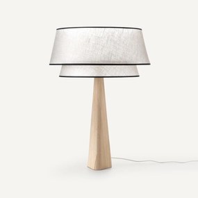 Dubbele lampenkap in linnen Epilogon