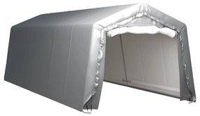 vidaXL Opslagtent 300x750 cm staal grijs