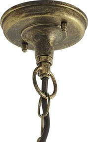 Klassieke hanglamp antiek goud IP23 - London