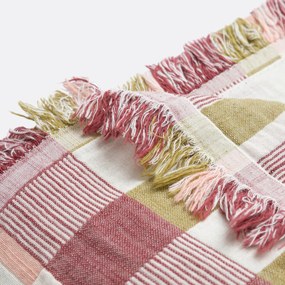 Jacquard plaid met geometrische motieven, Virna