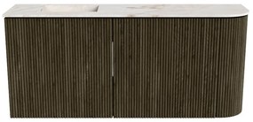 Mondiaz Joya DLux 90cm toiletmeubel ronding rechts shadow met wastafel faye links 1 kraangat frappe