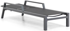 Lifestyle Garden Furniture Licata Ligbed Verstelbaar Aluminium/textileen Grijs