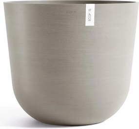 Ecopots bloempot Oslo 65 - Rond - Taupe - Diameter 65 x H56,6 cm