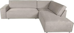Hoekbank - Marken - rechts - Bjorn grof geweven beige 24