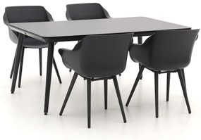 Diningset Hartman  | 4 personen | Tuinset kunststof | 5-delig | Kees Smit Tuinmeubelen