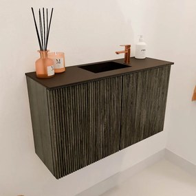 Mondiaz Joya 70cm toiletmeubel shadow met wastafel faye midden 1 kraangat urban