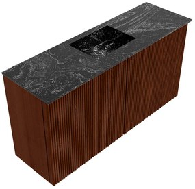 Mondiaz Joya DLux 80cm toiletmeubel ruby met wastafel faye midden zonder kraangat lava