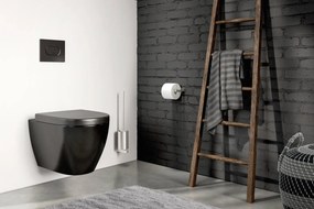 ZACK Carvo Toiletborstel Wand ø 8,9x12,2x50,1cm geborsteld RVS