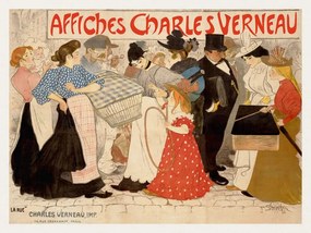 Kunstreproductie Affiches Charles Verneau (Vintage French) - Théophile Steinlen, (40 x 30 cm)