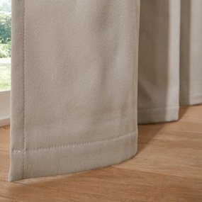 Thermogordijn, fleece, gerimpelde bies en golf, Panason