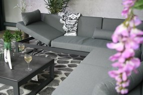 Garden Interiors Hoek Loungeset - Met ligbed - Azoren - Antraciet - Garden Interiors