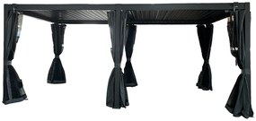 Lagos Premium 3x6 Garden Point vrijstaande terraspergola antraciet