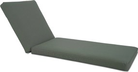 Lifestyle Garden Furniture Mateo Ligbed Met Kussen Wit/moss Green Aluminium Wit