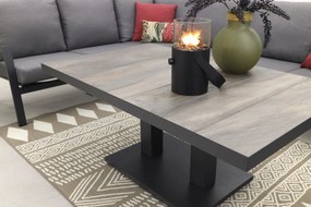 Azoren/Jersey loungeset - met verstelbare tafel - links & rechts