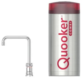 Quooker Classic Nordic Square kokendwaterkraan - draaibare uitloop - Combi+ reservoir - Warm / kokend water - Chroom 22+CNSCHR