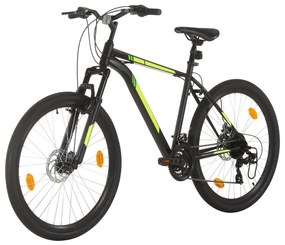 vidaXL Mountainbike 21 versnellingen 27,5 in wielen 50 cm frame zwart