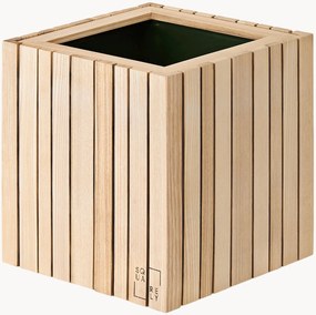 Zelfwatergevende plantenpot GrowON van essenhout
