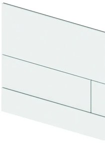 Tece TeceSquare II bedieningsplaat duospoeltechniek kleur mat wit 220 x 150 x 3 mm 9.240.834