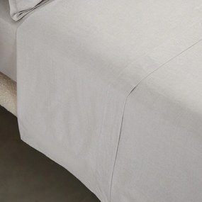 Gestreepte, gewassen katoenen perkal-platlakens, 120 draden/cm², Sabbal