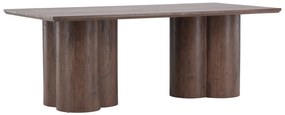 Jörn Eettafel - Oakly - 210x100 cm - Eikenhout Bruin Fineer - Jorn