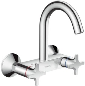 Hansgrohe Logis Classic wandkeukenkraan met hoge uitloop Chroom