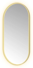 Hotbath &More Oval spiegel ovaal 60x120cm geborsteld messing PVD