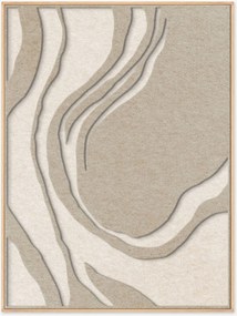 Akoestische wanddecoratie Sacred Silence met houten frame