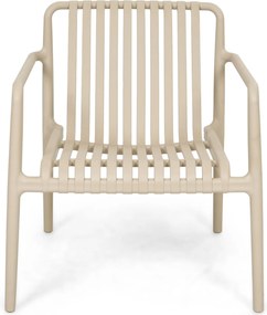 Tuinstoel Kunststof Zand/Beige Domani Furniture Alba  loft